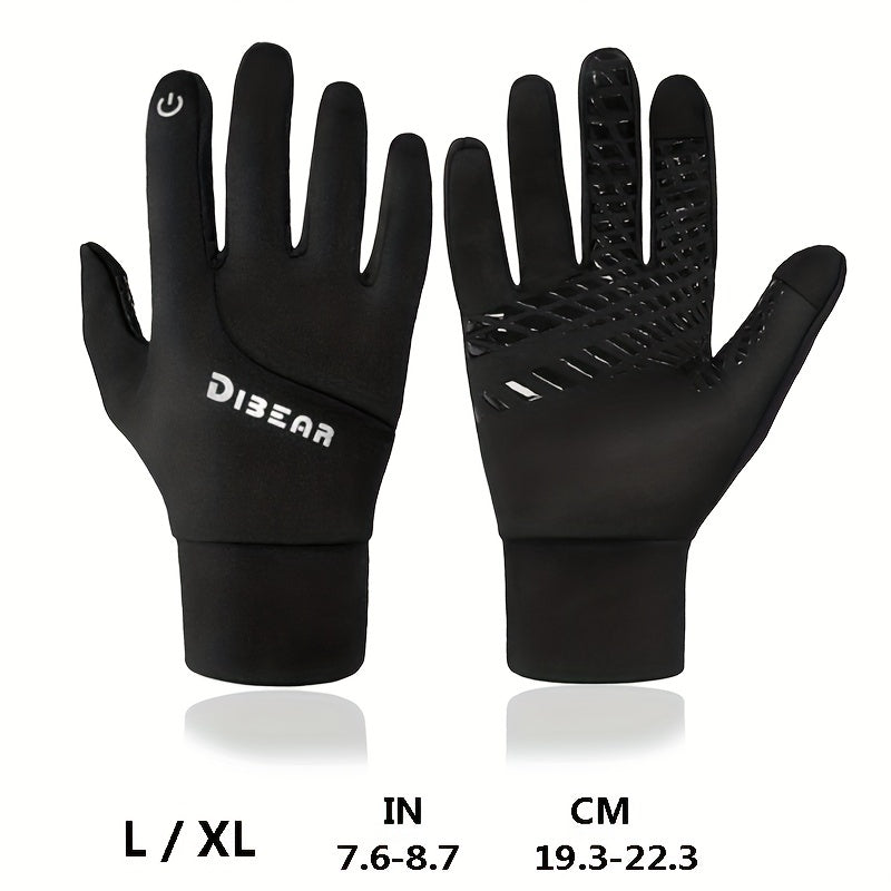 Touch Screen Outdoor Sports Gloves Full Finger Warm Keeping Fitness Gloves