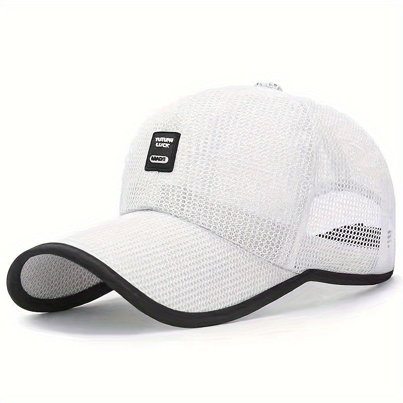 Mesh Baseball Cap Summer Outdoor Sun Cap Casual Sport Hat