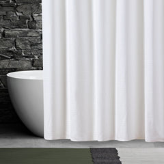 Machine Washable Water Repellent Shower Curtain for Bathroom
