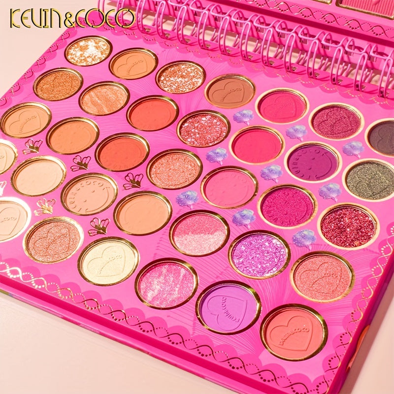 52 Eyeshadow Palette - Brightening Skin Tone Highlighter Powder