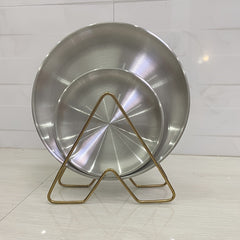 Stainless Steel Bowl Plate Rack Cutlery Rack Triangle Storage Rack