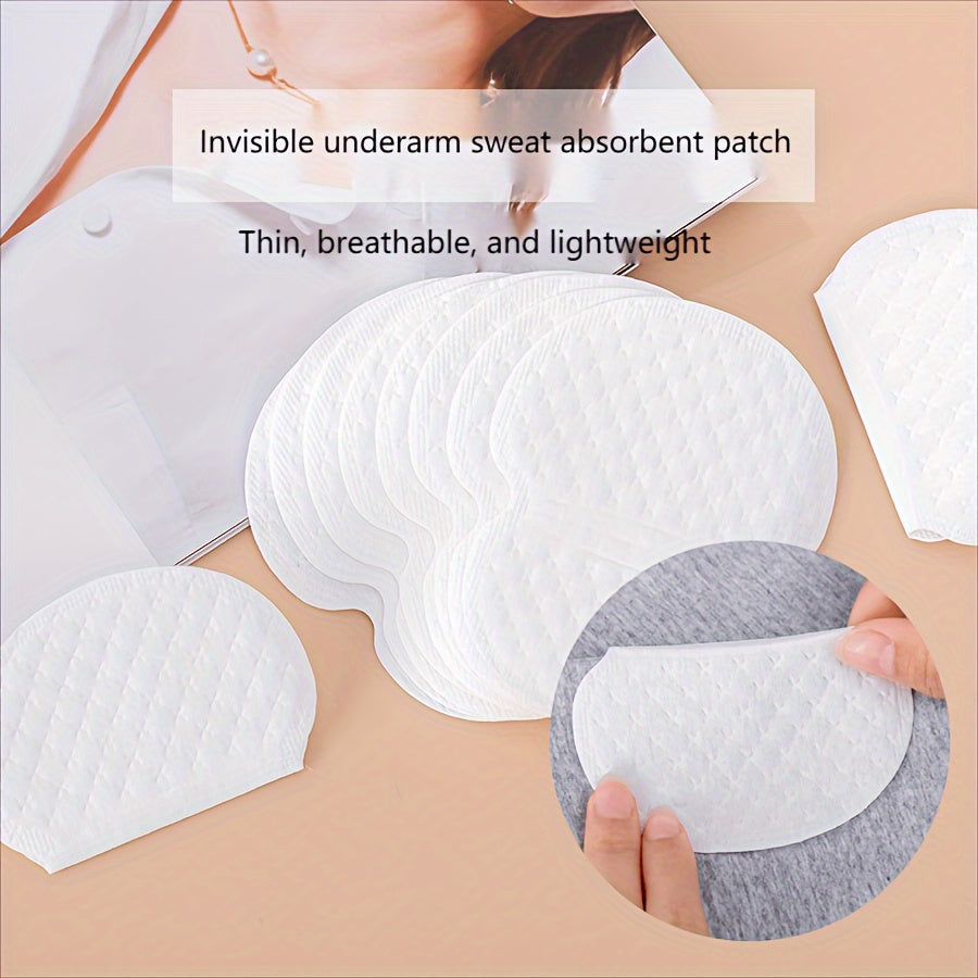 10pcs Underarm Sweat Absorbing Patch Female Arm Ultra Thin Invisible Pad