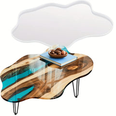 Resin Table Mold Set 96 Cm Silicone Tray Molds With Legs
