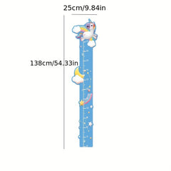 Yunce Unicorn Wall Stickers Height Ruler for Kids Room Decor