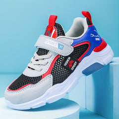Boys' Breathable Low Top Mesh Sneakers Lightweight Anti Slip