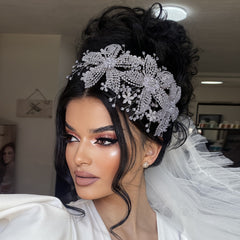 Hand-Woven European and American Bride's Hair Accessory for Wedding