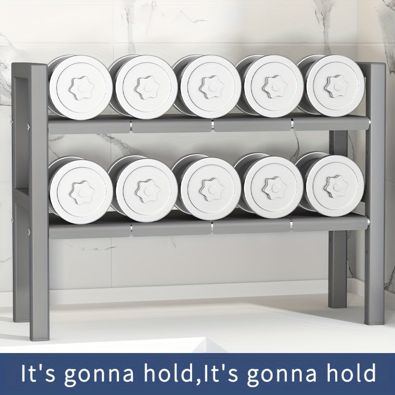 Multifunctional Retractable Storage Rack for Kitchen and Bathroom