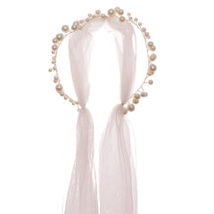 Bridal Headpiece Faux Pearl Soft Chain Hairband Hair Accessories Wedding