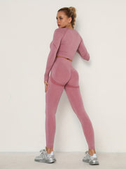 Women's Seamless High Elastic Yoga Running Suit