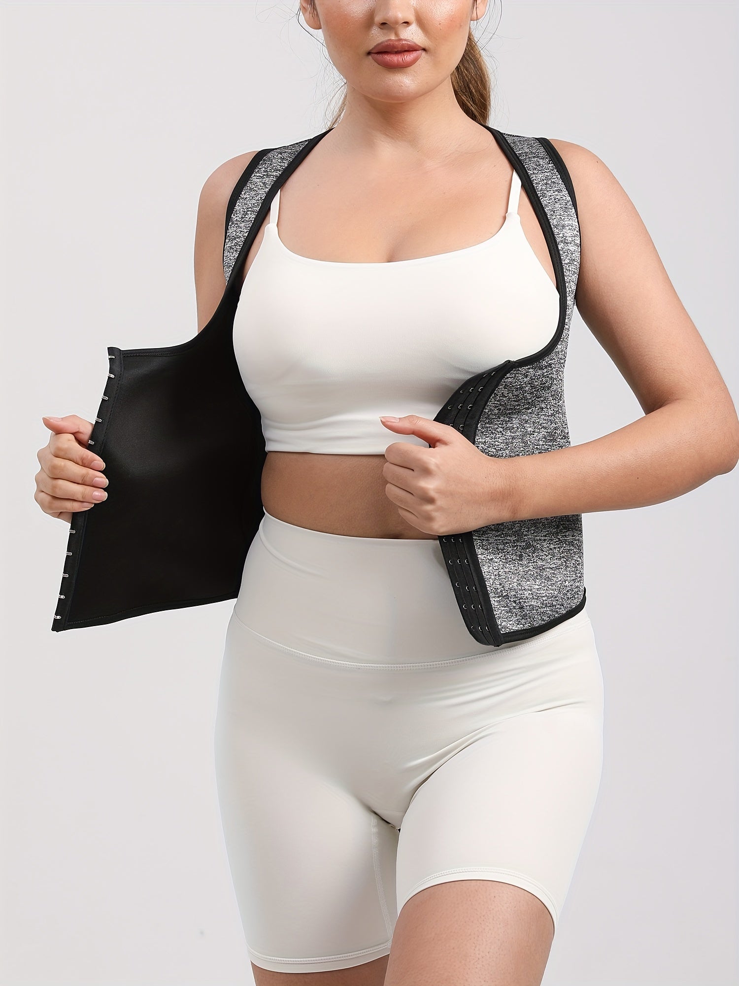 Women's Double Strap Sauna Suit for Waist Training