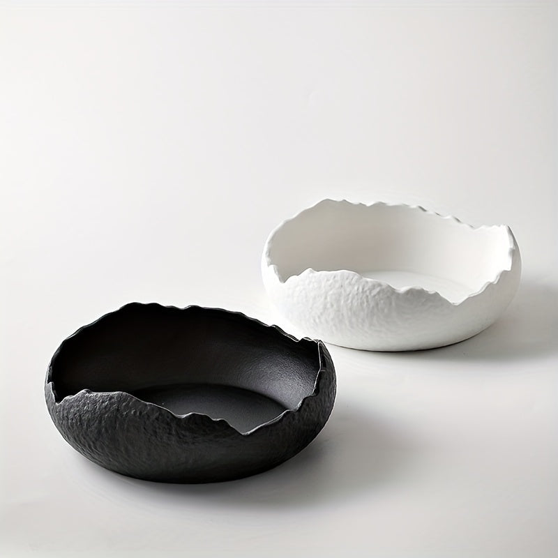 High-end Ceramic Sashimi Plate Irregular Layout