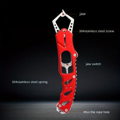 Portable Stainless Steel Fishing Pliers with Hand Rope