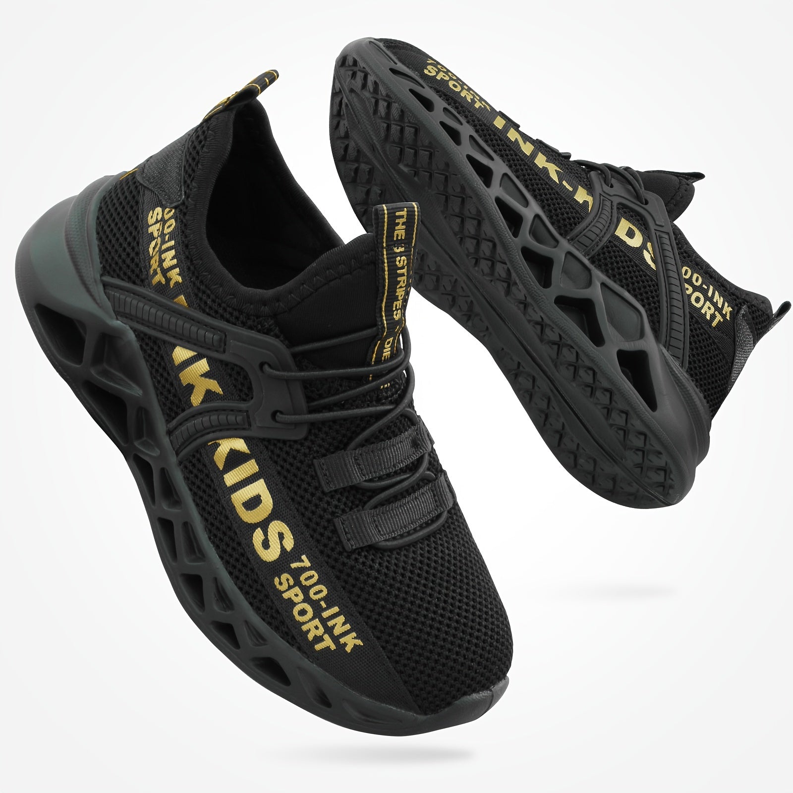 Boys Soft Soled Sneakers Lightweight Breathable Non Slip Shoes