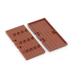2pcs Door Building Blocks Street View Decorations Halloween Christmas