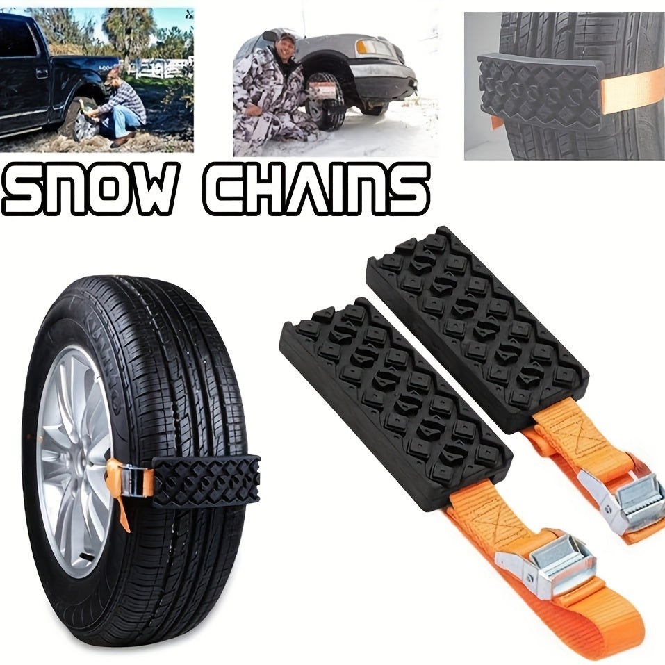 Tire Traction Device Snow Mud Sand Chains Cars SUVs Outdoor