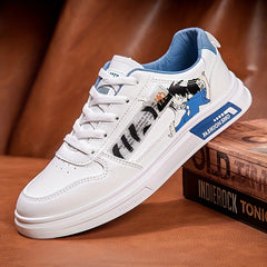Men's Anime Print Skate Shoes Wear resistant Non Slip Sneakers Men's Footwear