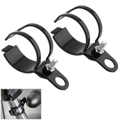 2pcs Motorcycle Turn Signal Bracket Flasher Indicators Holder Fork Mount Clamp