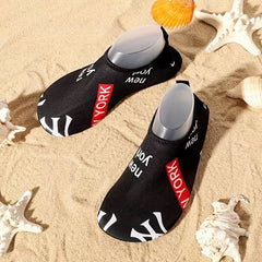 Unisex Slip On Water Socks Non Slip Barefoot Shoes
