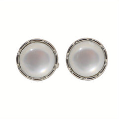 Faux Pearl Cufflinks Suit Button Cufflinks Shirt Studs