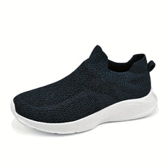 Men's Mesh Slip-On Sneakers for Outdoor Spring and Summer