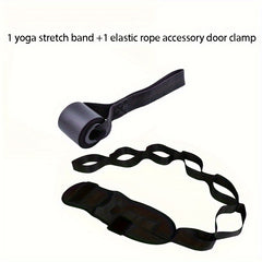 Yoga Stretching Strap + Door Anchor Resistance Rope