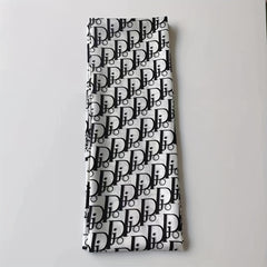Vintage Print Thin Scarf Satin Head Scarf