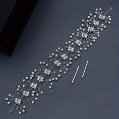 Crystal Head Piece Hairband with Bobby Pin Wedding Bridal Bridesmaid