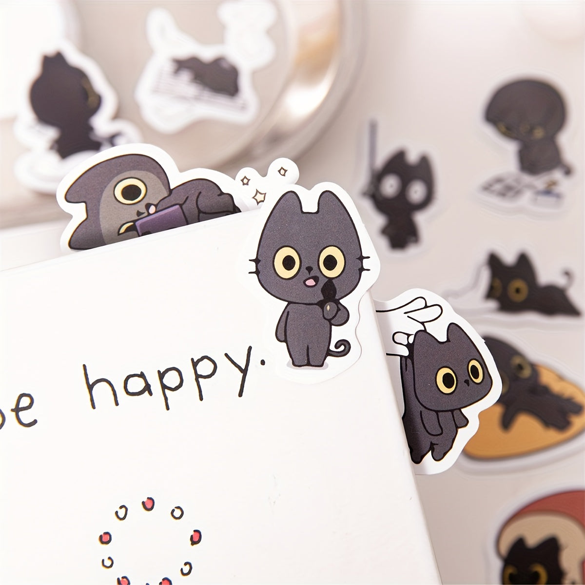 46pcs Animal Stickers Pack - DIY Journal Decoration Adhesive Sealing Stickers