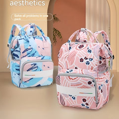 Large Capacity Travel Backpack for Moms Oxford Fabric Hand Washable