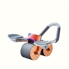 Auto Rebound Ab Exercise Wheel Elbow Support Roller Plank Aid