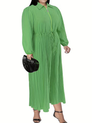 Casual Jumpsuit Women's Solid Zipper Drawstring