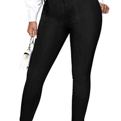 Sexy High Waist Skinny Jeans High Stretch Slim Fit High Rise Casual Denim Pants