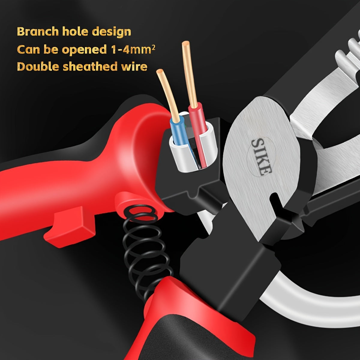 Electrician Wire Pliers 9 in 1 6 in 1 Pointed Nose Handheld Cable Cutter