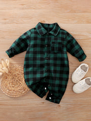Plaid Jumpsuit Onesie Baby Clothes