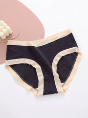 5 Pack Plus Size Panties Set Women's Plus Soft Breathable Panties