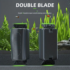 Magnetic Aquarium Fish Tank Cleaner Brush Algae Scrapper