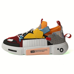 Men's Block Skate Shoes Wear resistant Non Slip Casual Shoes For Youth