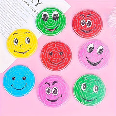 Steel Ball Smile Face Maze Educational Toy Christmas Gift