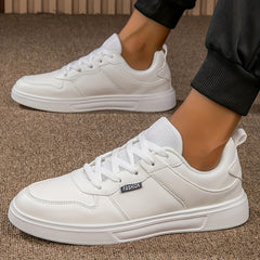 Unisex Round Toe Lace up Skate Shoes Sports Sneakers