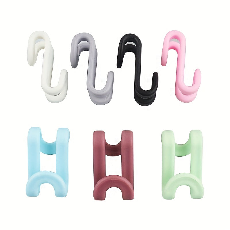 50PCS Hanger Connector Hooks Wardrobe Closet Organizer