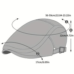 Men's Mesh Beret Hat Breathable Summer Hat