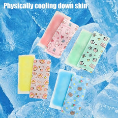 3 Bags Cartoon Cow Printed Cooling Stickers for Baby Student