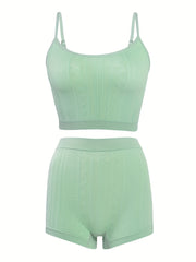 Solid Textured Bra & Panties Set Full Coverage Everyday Lingerie