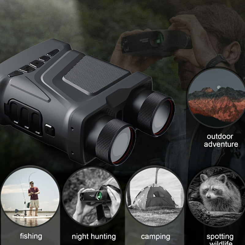 Night Vision Binoculars Infrared 1080P HD 5X Digital Zoom Outdoor Dual Use