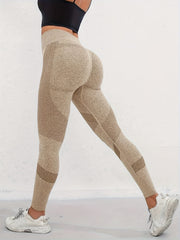 Seamless Butt Lifting Yoga Sports Pants Knitting Sexy Fitness Workout Gym Leggin