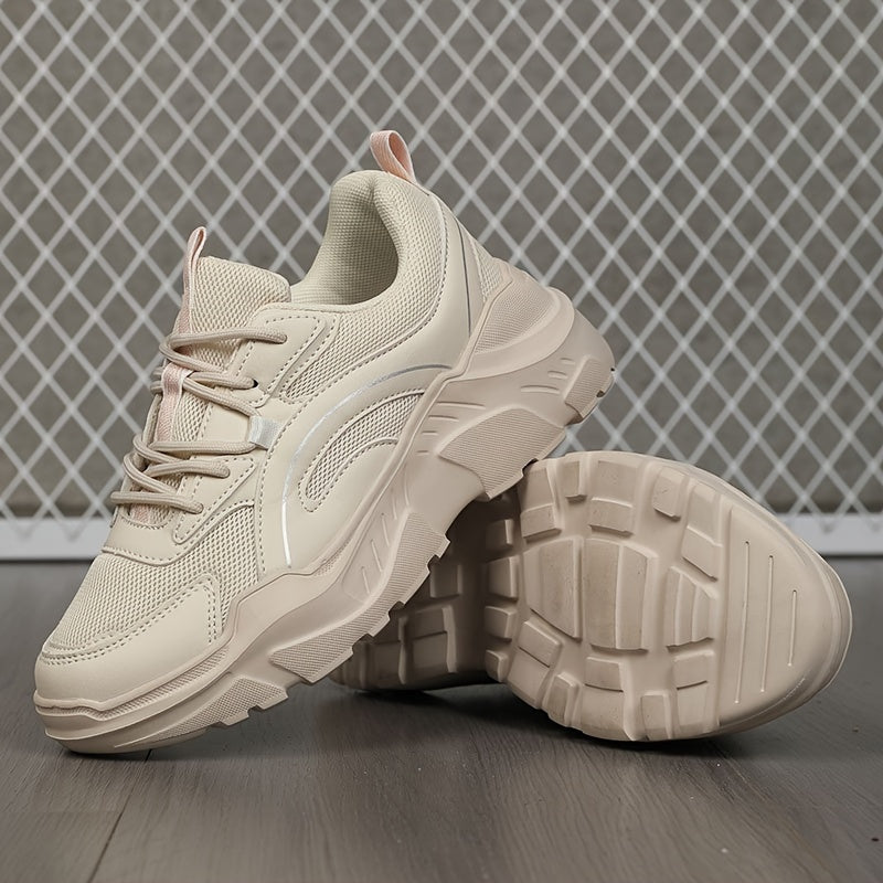 Lightweight Breathable Running Shoes Casual Shock Absorption Chunky Sneakers