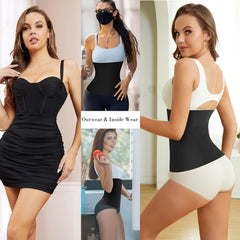Women's Corset Waist Trainer Tummy Control Belt - Size Up