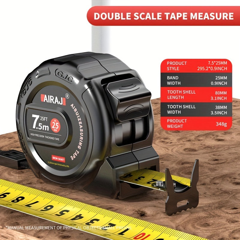 3m 5m 7 5m Tape Measure Easy Read Measuring Tape Retractable With Lock Ft Metric