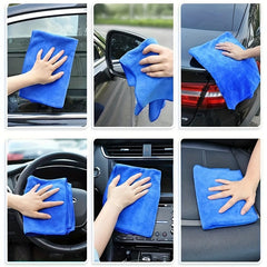 5pcs Microfiber Towel for Motorcycle Car Boat Canoe Washing