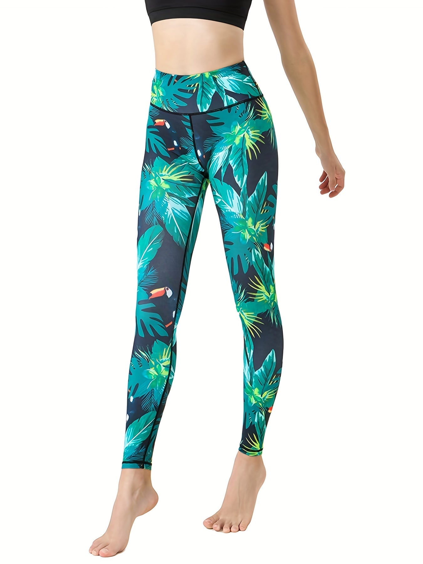 Sporty Yoga Pants Slim Fit High Waist Butt Lifting Leggings